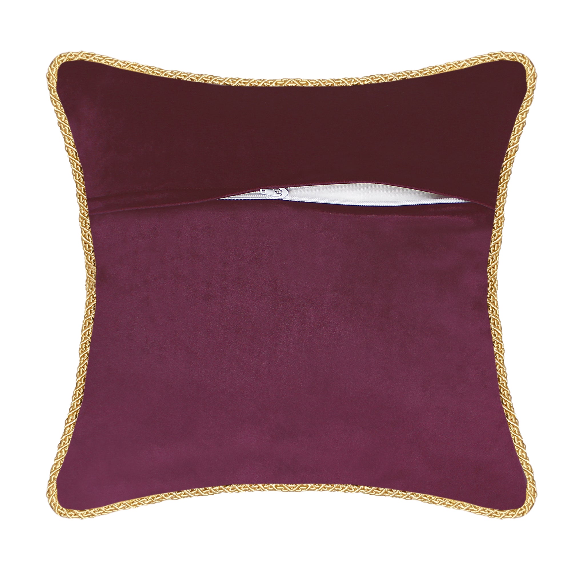 Velvet Cushion Cover Colorful Bumble Bee Motif Embroidery Decorative Pillowcase Modern Home Decor Throw Pillow for Sofa Chair 45x45 cm