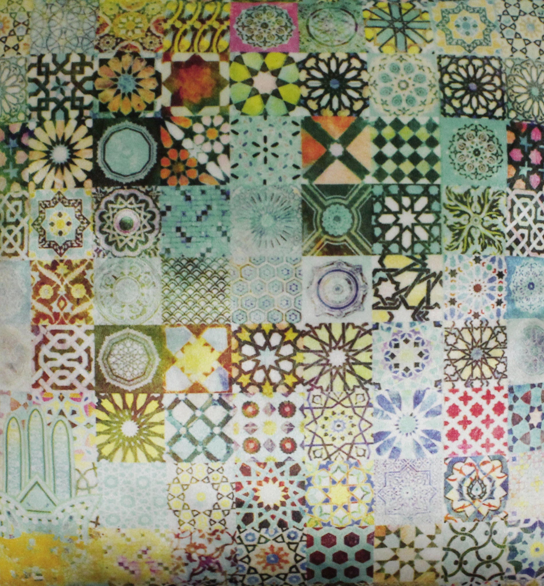 Abstract Arabesque Geometric Decorative Cushion Cover - Vellato Tex