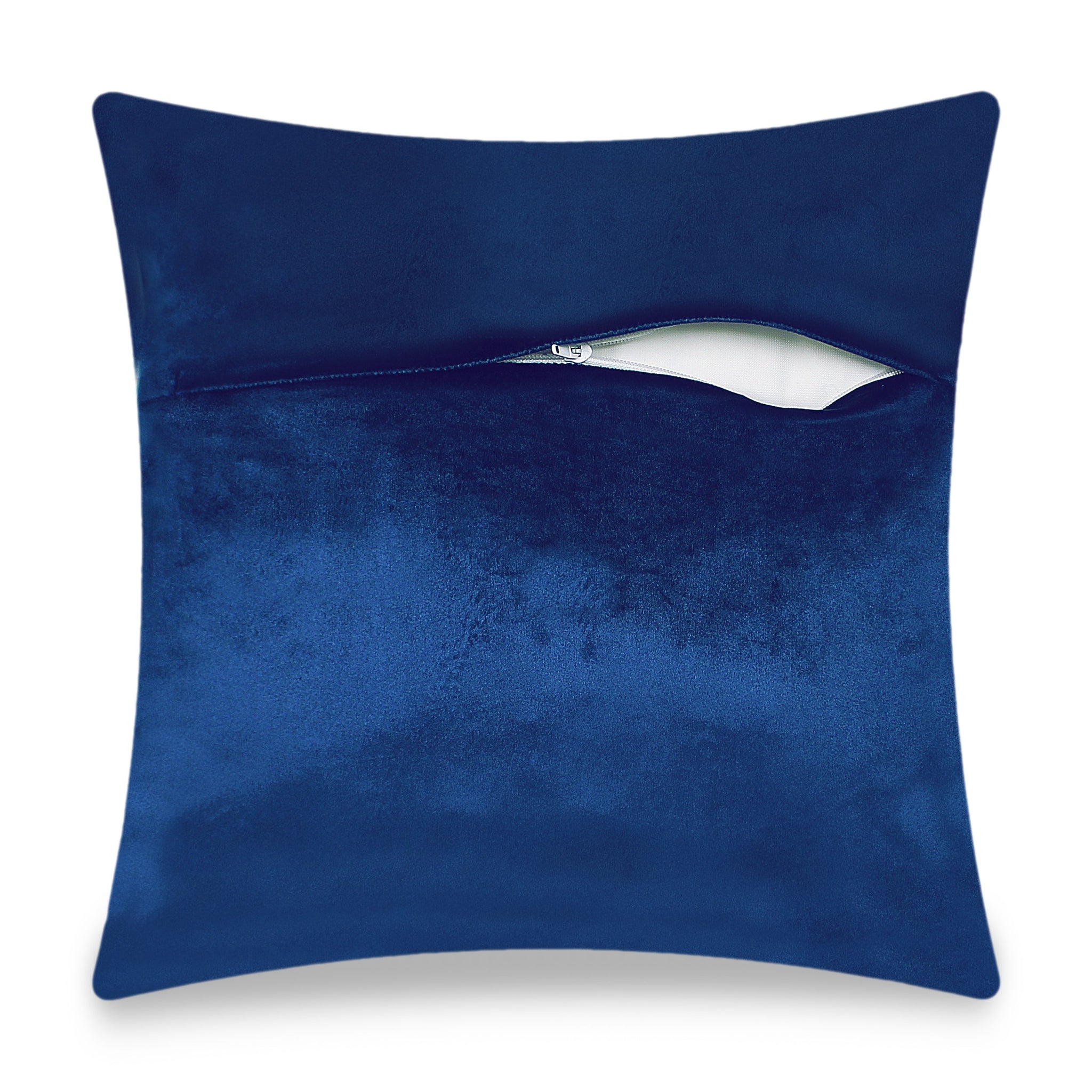 Velvet Cushion Cover Ottoman Floral Decorative Pillowcase Home Decor Throw Pillow for Sofa Chair Living Room 45x45 cm 18x18 In