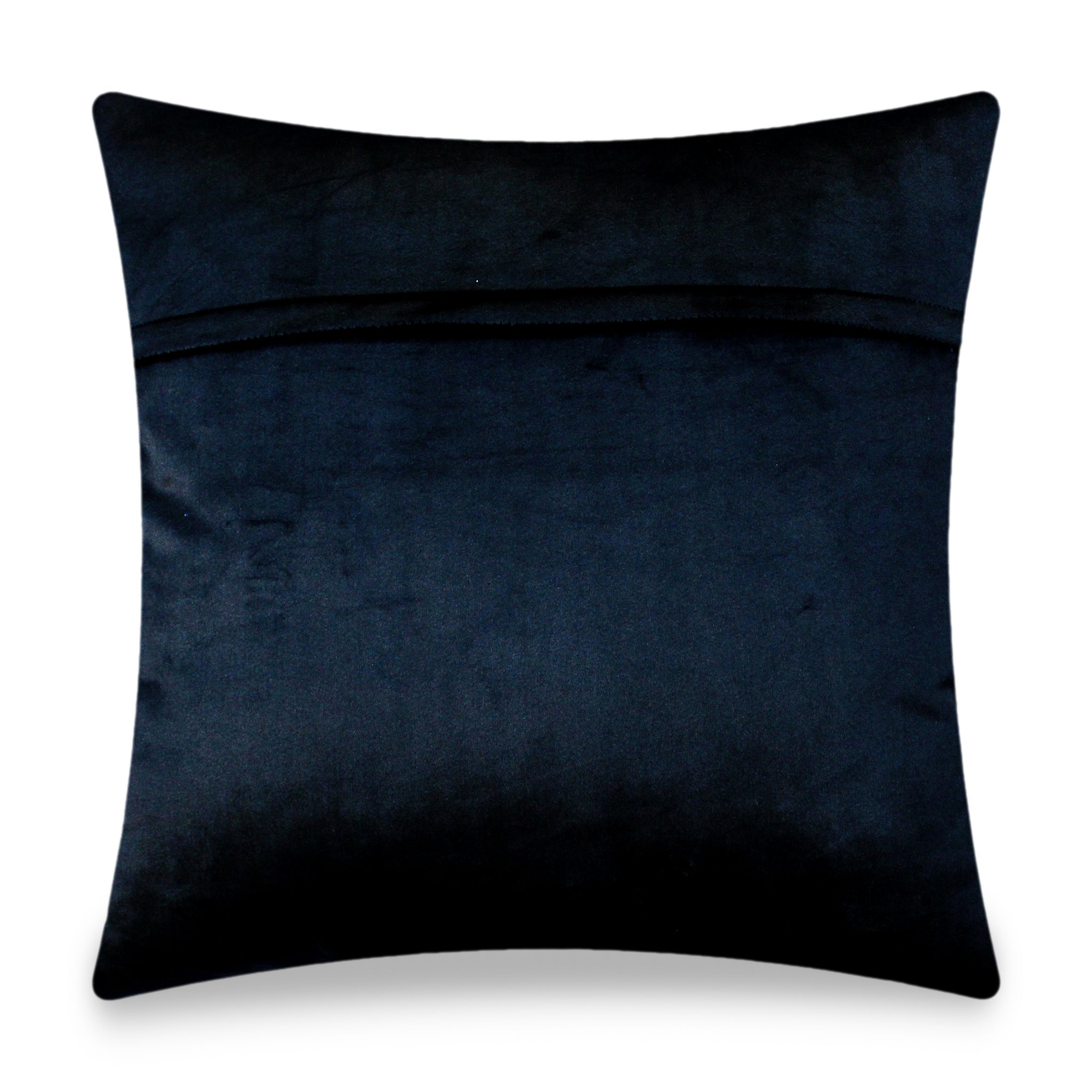 Black Velvet Cushion Cover, Hermes Inspired Horse Printed Decorative P