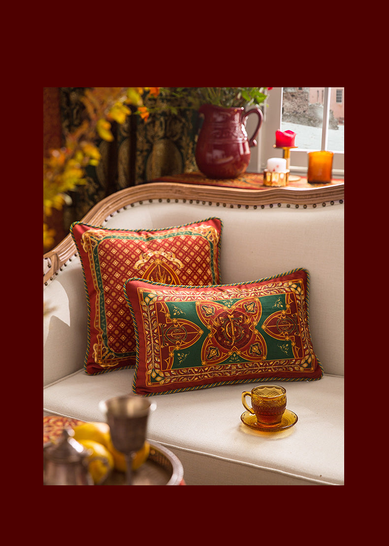 Velvet Cushion Cover Christmas Theme Series Decorative Pillowcase Home Decor Throw Pillow for Sofa Chair Christmas Gift