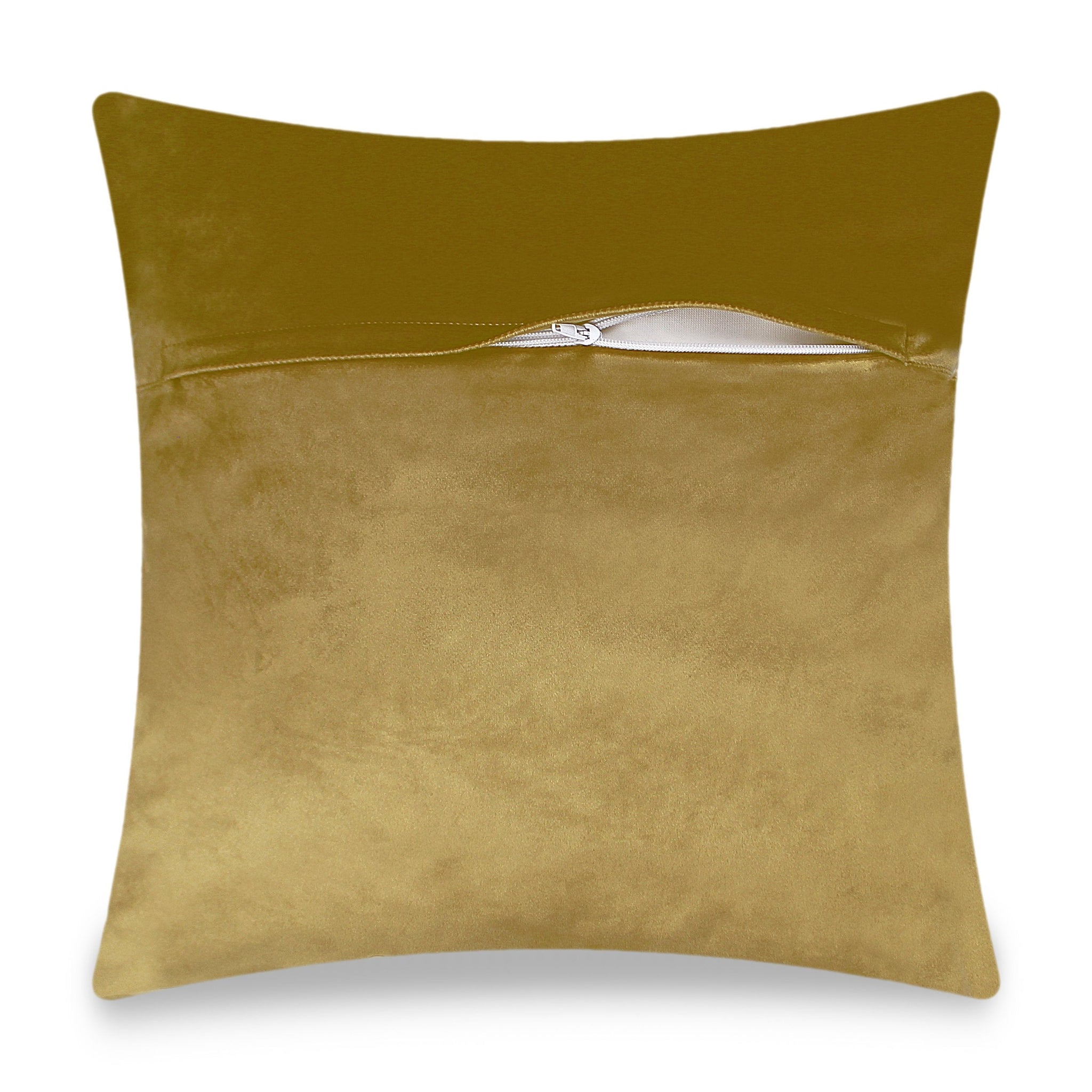 Gold Luxury Baroque Style Decorative Embroidered Cushion Cover Velvet Pillow Case Home European Sofa Throw Pillow