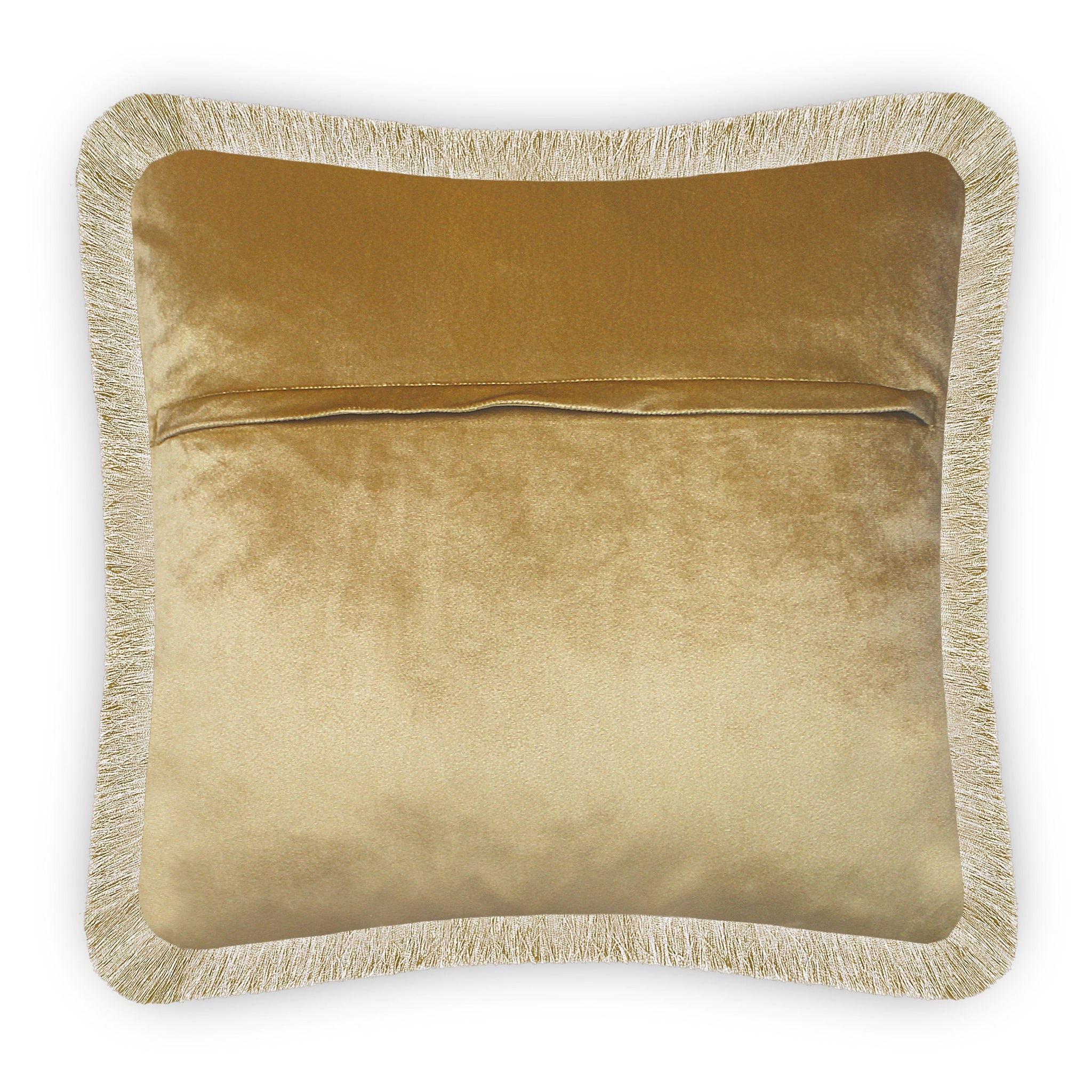 Beige Velvet Cushion Cover Ottoman Floral Decorative Pillowcase Classic Home Decor Throw Pillow for Sofa Chair Living Room 45x45 cm 18x18 In